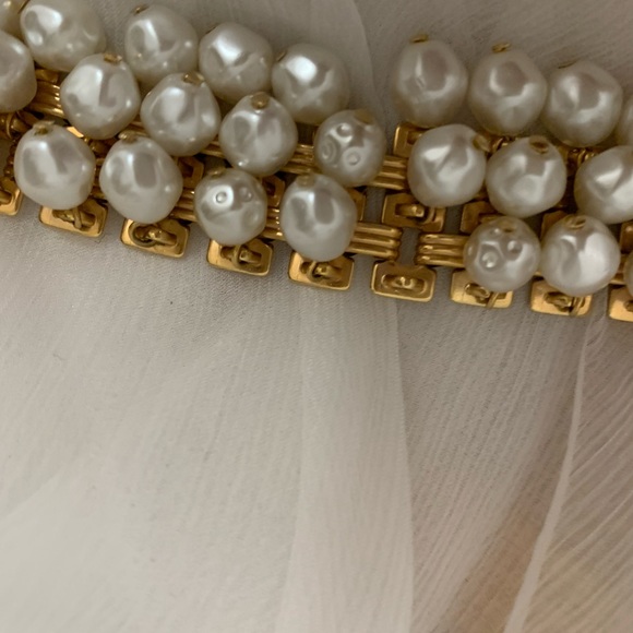 Christian Dior faux pearl waist belt - Picture 6 of 6